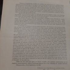 Documentos antiguos: ANDRES AGUCAR EL PROVINCIAL DE LA ORDEN DE SAN JUAN DE DIOS 1908. Lote 193903313