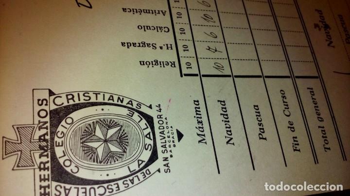 Documentos antiguos: COLEGIO - LA SALLE  NOTAS - V. POZANCO . - Foto 3