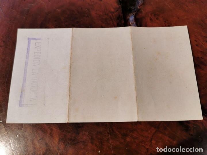 Documentos antiguos: CELULA PERSONAL AYUNTAMIENTO BARCELONA 1940 - Foto 2
