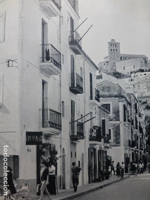 Documentos antiguos: IBIZA LA MARINA DETALLE URBANO ANTIGUA LAMINA A&Ntilde;OS 50
