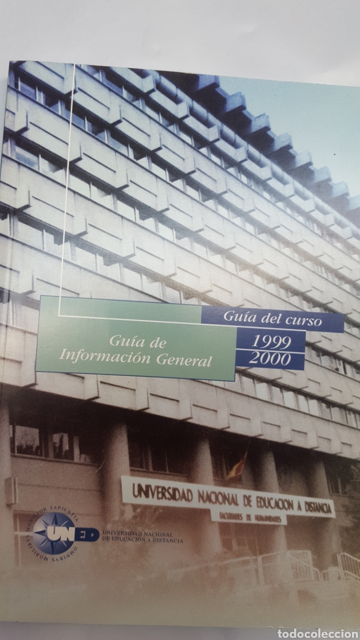 Documentos antiguos: Informacion General Curso UNED 1999/2000