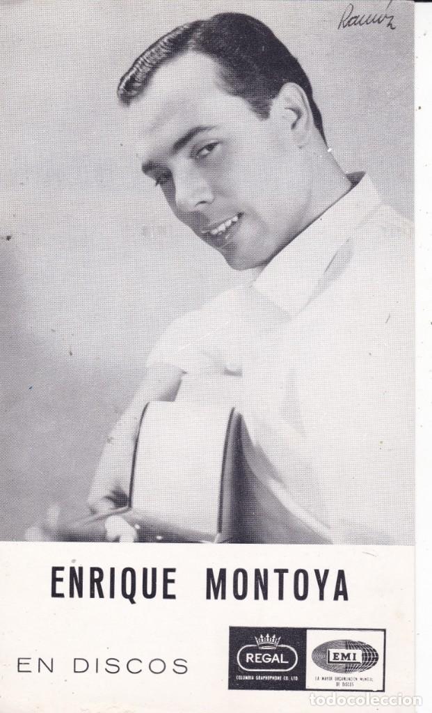 Old Documents: cantante Enrique Montoya Utrera Sevilla a&ntilde;os 60
