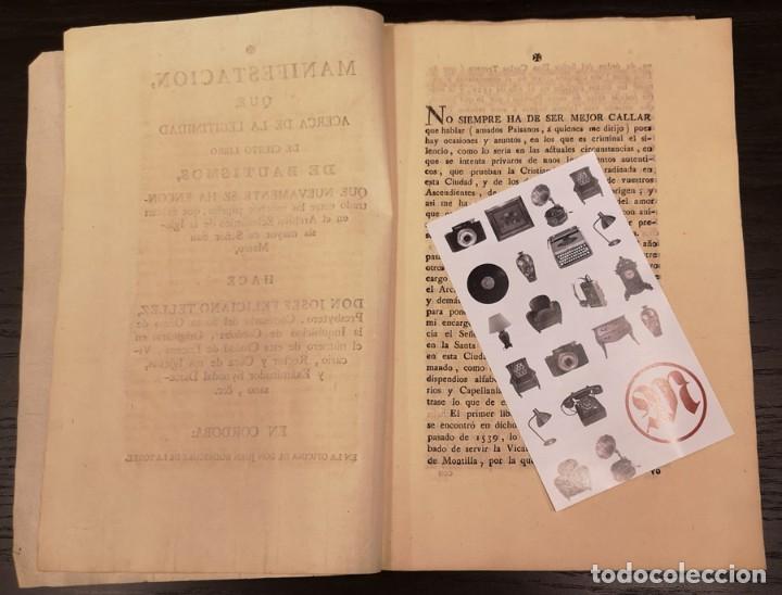 Documentos antiguos: Documento A&ntilde;o 1795 Lucena - Foto 3