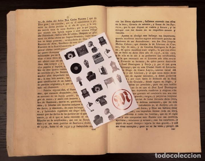 Documentos antiguos: Documento A&ntilde;o 1795 Lucena - Foto 4