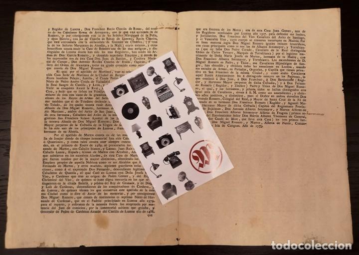Documentos antiguos: Documento A&ntilde;o 1779 genealog&iacute;a - Foto 2