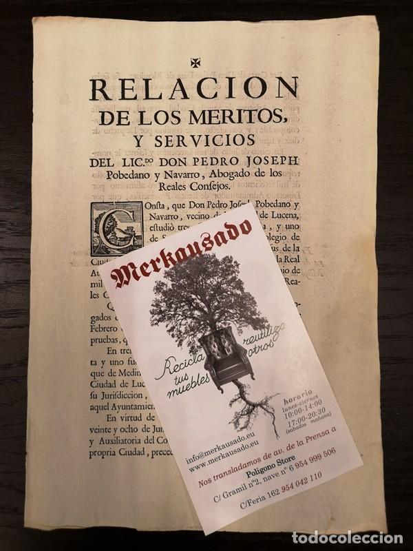 Documentos antiguos: Documento A&ntilde;o 1764 - Foto 1