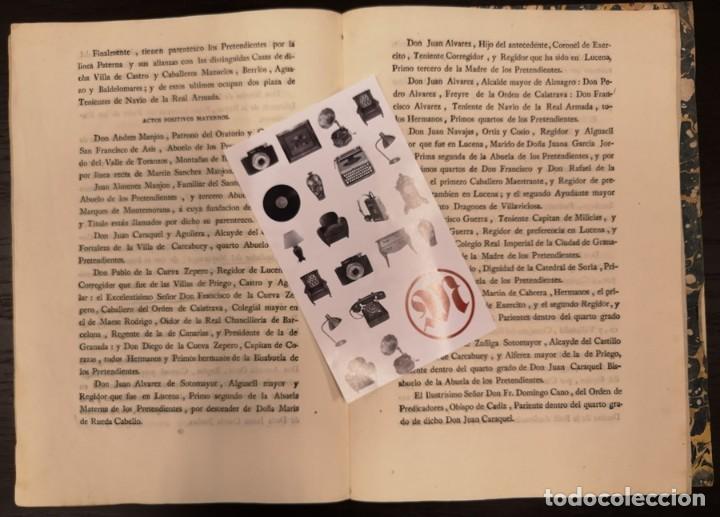 Documentos antiguos: Documento A&ntilde;o 1803. Genealog&iacute;a de D Sancho Josef - Foto 3