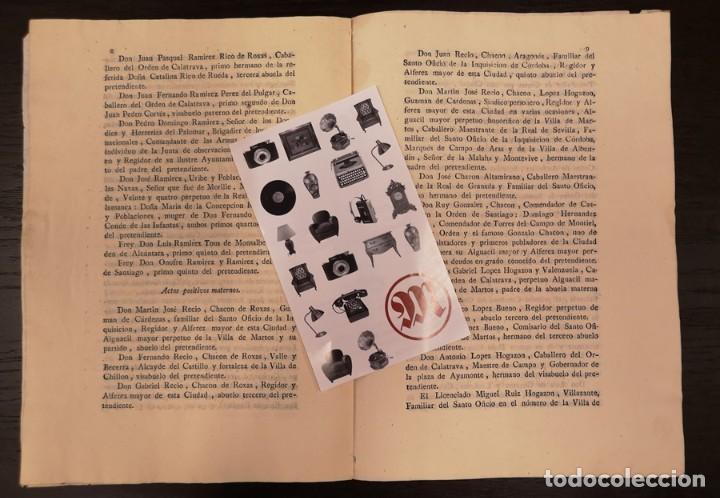 Documentos antiguos: Documento A&ntilde;o 1814. Extracto geneal&oacute;gico - Foto 4