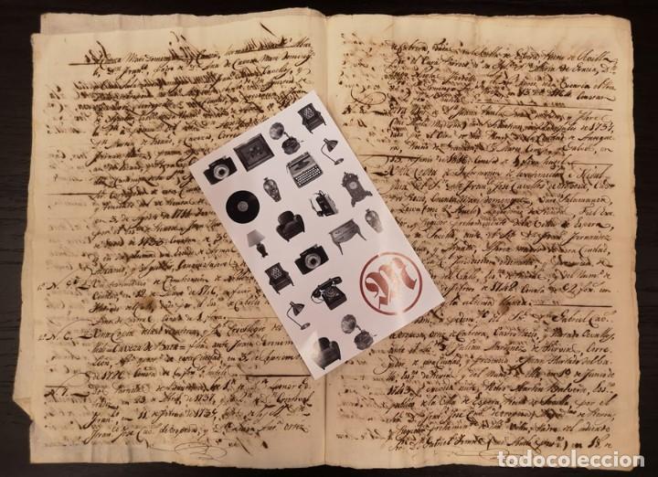 Documentos antiguos: Documento A&ntilde;o 1820 Cavellos de Oropesa - Foto 3