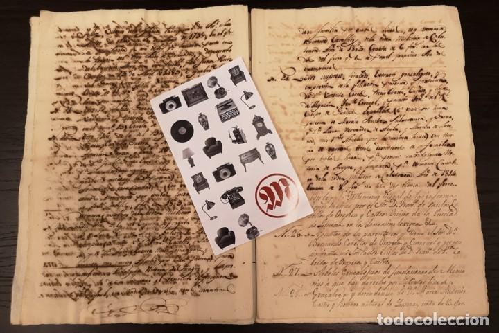 Documentos antiguos: Documento A&ntilde;o 1820 Cavellos de Oropesa - Foto 5