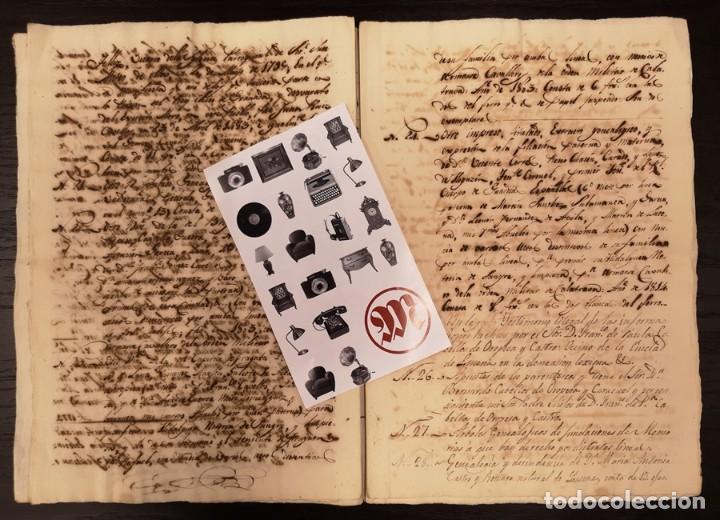 Documentos antiguos: Documento A&ntilde;o 1820 Cavellos de Oropesa - Foto 6