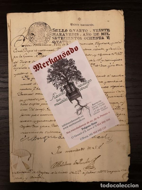 Documentos antiguos: Documento A&ntilde;o 1784 Lucena - Foto 1