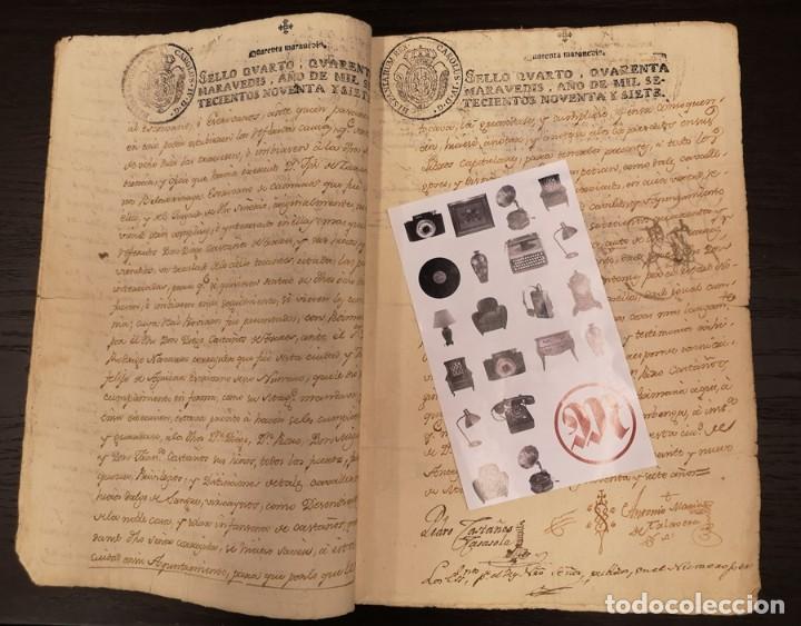 Documentos antiguos: Documento Casta&ntilde;o 3. A&ntilde;o 1797 - Foto 3