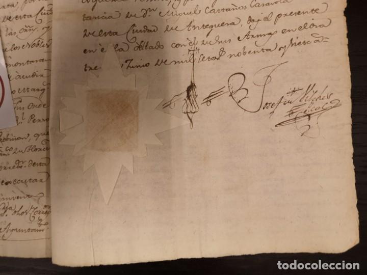 Documentos antiguos: Documento Casta&ntilde;o 3. A&ntilde;o 1797 - Foto 8