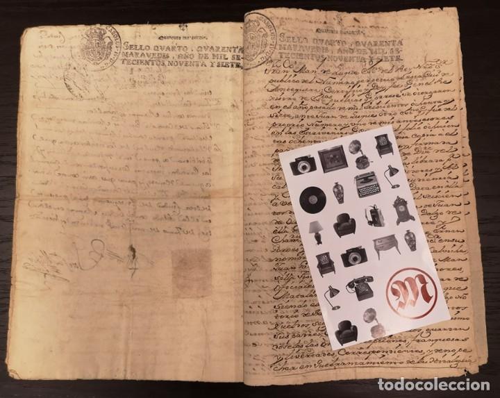 Documentos antiguos: Documento Casta&ntilde;o 3. A&ntilde;o 1797 - Foto 9