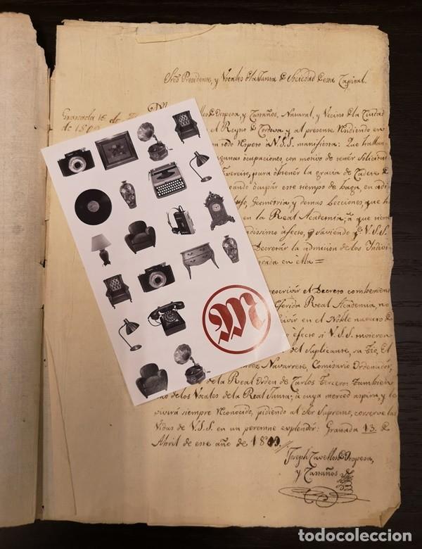 Documentos antiguos: Documento Casta&ntilde;o 10. A&ntilde;o 1819 - Foto 3