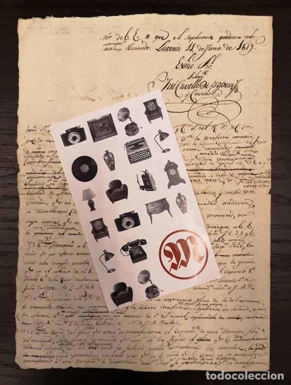 Documentos antiguos: Documento Casta&ntilde;o 11. A&ntilde;o 1819 - Foto 3
