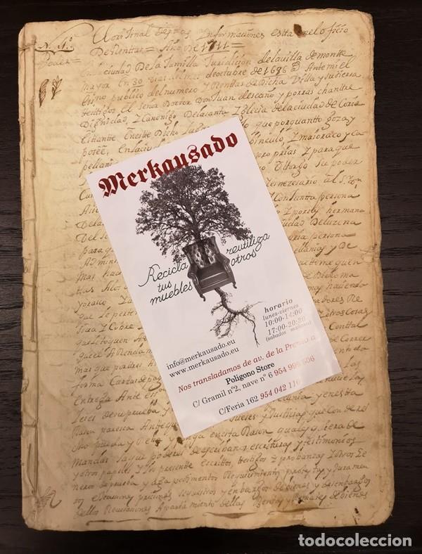 Documentos antiguos: Documento Porras. A&ntilde;o 1711 - Foto 1