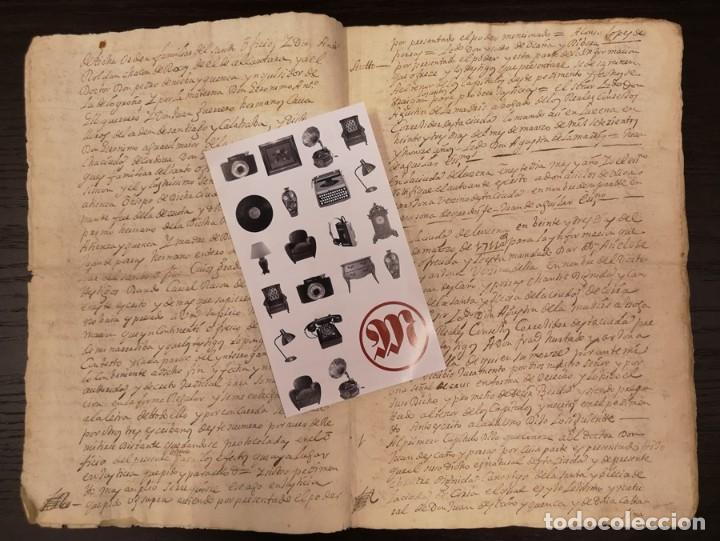 Documentos antiguos: Documento Porras. A&ntilde;o 1711 - Foto 3