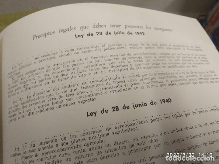 Documentos antiguos: CONTRATO PRIVADO DE ARRENDAMIENTO EN BLANCO. - Foto 3