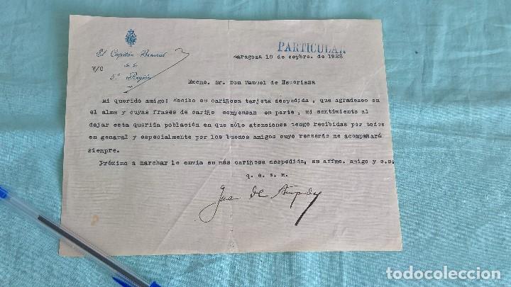 Documentos antiguos: El Capitan General de la 5 Region ..1922.. - Foto 1