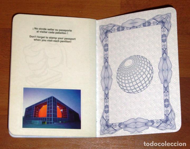 Documentos antiguos: EXPO 92 SEVILLA : PASAPORTE - PASSPORT - Foto 8