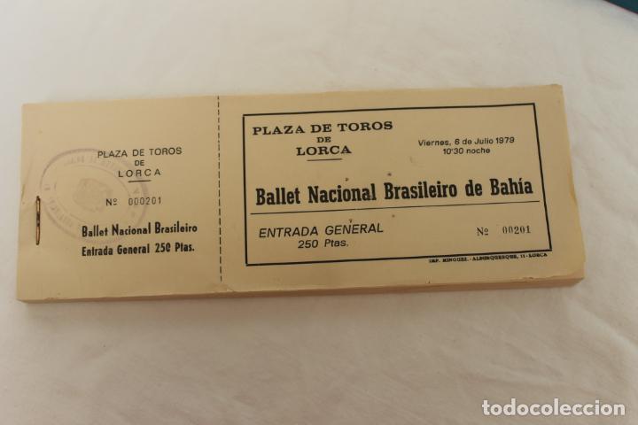 Documentos antiguos: BALLET NACIONAL BRASILEIRO DE BAHIA, PLAZA DE TOROS DE LORCA, 1979