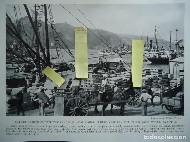 Documentos antiguos: puerto mar santa cruz tenerife islas palma canarias barco vela vapor marina oceano atlantico