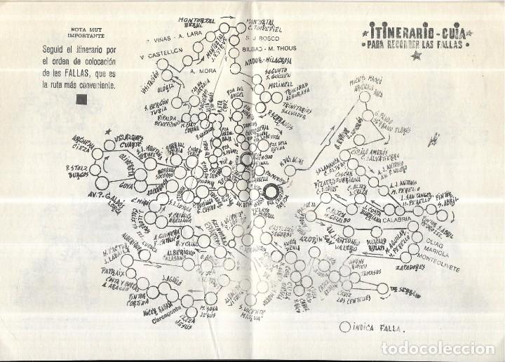 Documentos antiguos: :::: CR98 - FOLLETO FALLAS 71 - CON LOS DIBUJOS DE MAS DE 100 FALLAS - Foto 3