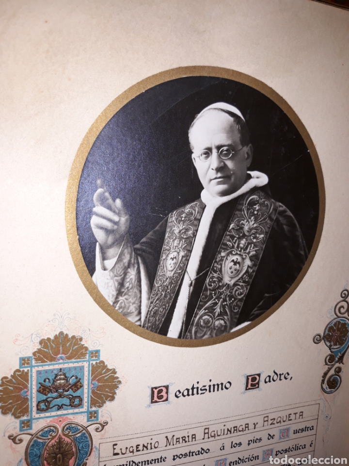 Documentos antiguos: Bendici&oacute;n Apostolica - Foto 2