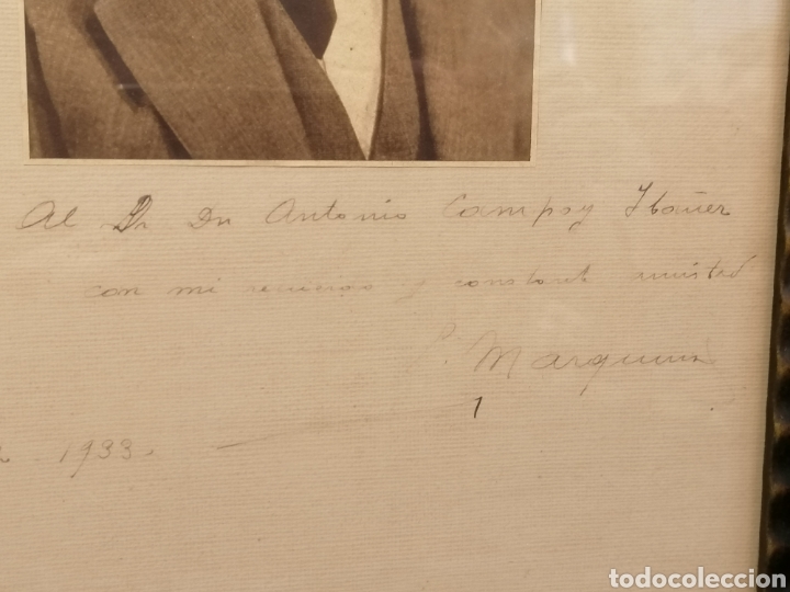 Documentos antiguos: EDUARDO MARQUINA CON DEDICATORIA, FIRMA Y FECHA - Foto 3