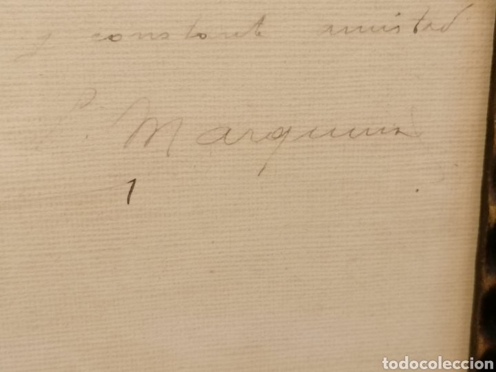 Documentos antiguos: EDUARDO MARQUINA CON DEDICATORIA, FIRMA Y FECHA - Foto 4