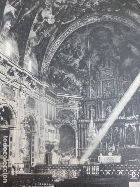 Documentos antigos: BESALU IGLESIA DE LOS SANTOS JUANES ANTIGUA LAMINA HUECOGRABADO A&Ntilde;OS 50