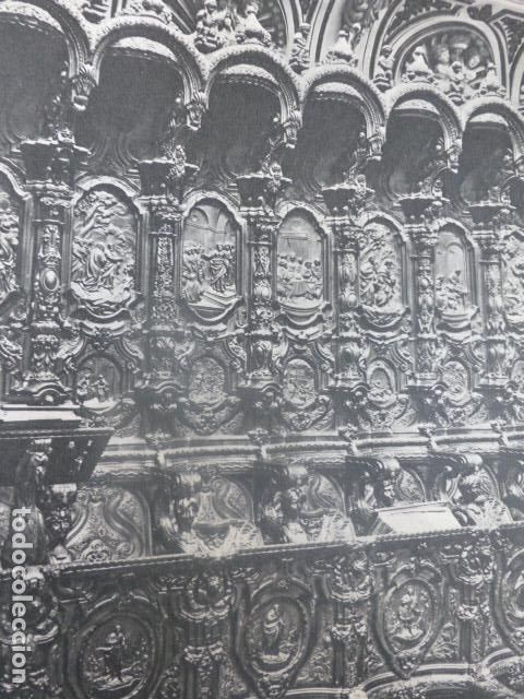 Alte Dokumente: CORDOBA CATEDRAL SILLERIA DEL CORO ANTIGUA LAMINA HUECOGRABADO A&Ntilde;OS 50