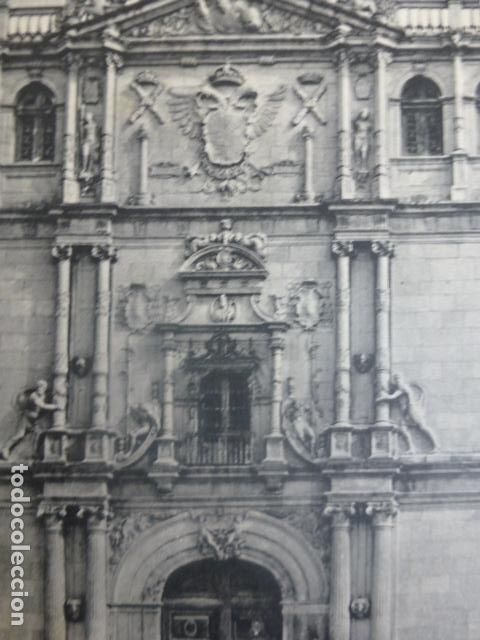Alte Dokumente: ALCAL&Aacute; DE HENARES MADRID UNIVERSIDAD ANTIGUA LAMINA HUECOGRABADO A&Ntilde;OS 50