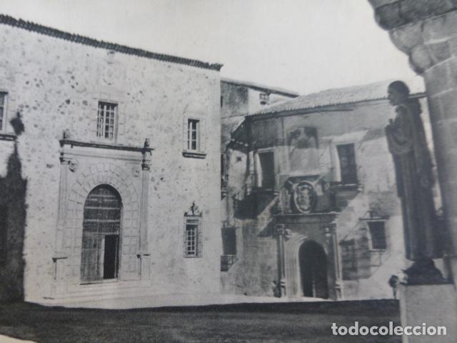 Alte Dokumente: CACERES PLAZA DE SANTA MARIA ANTIGUA LAMINA HUECOGRABADO A&Ntilde;OS 50