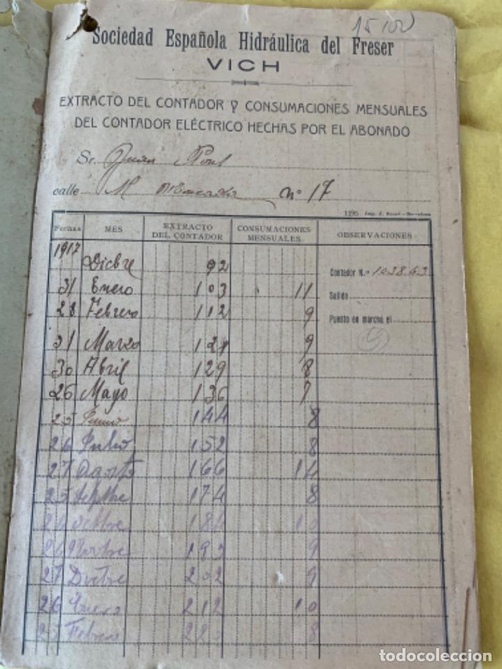 Documentos antiguos: Documento de lectura el&eacute;ctrica - Foto 2