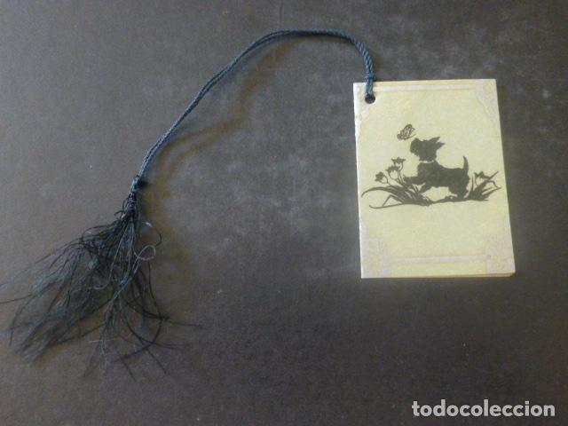 Documentos antiguos: CARNET DE BAILE PERRO EN SILUETA HACIA 1920 - Foto 1