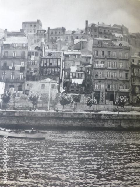 Documents Anciens: VIGO PONTEVEDRA EL BERBES ANTIGUA LAMINA HUECOGRABADO A&Ntilde;OS 50