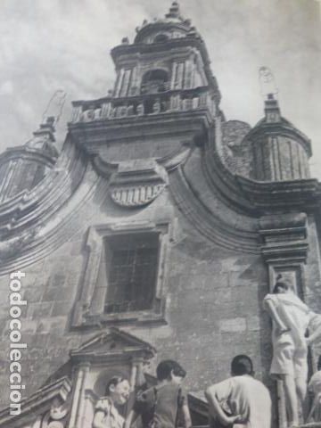 Documents Anciens: VILANOVA DOS INFANTES IGLESIA ANTIGUA LAMINA HUECOGRABADO A&Ntilde;OS 50