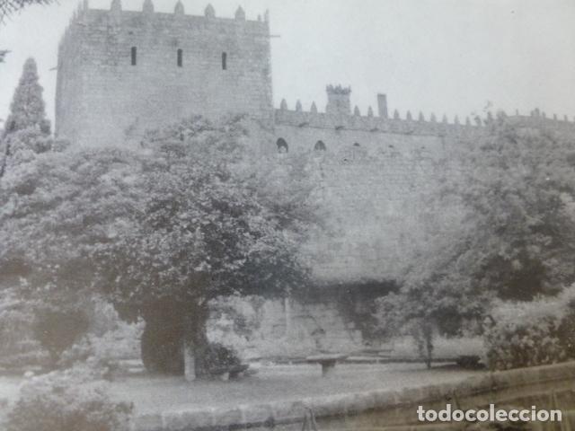 Documentos antigos: MOS PONTEVEDRA CASTILLO DE SOTOMAYOR ANTIGUA LAMINA HUECOGRABADO A&Ntilde;OS 40