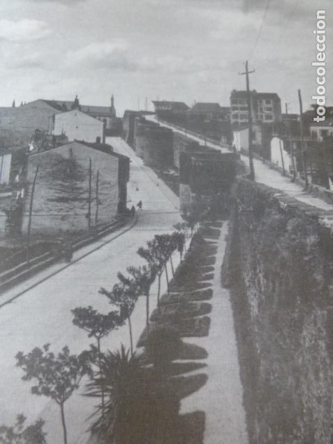 Documentos antigos: LUGO MURALLAS ROMANAS ANTIGUA LAMINA HUECOGRABADO A&Ntilde;OS 40