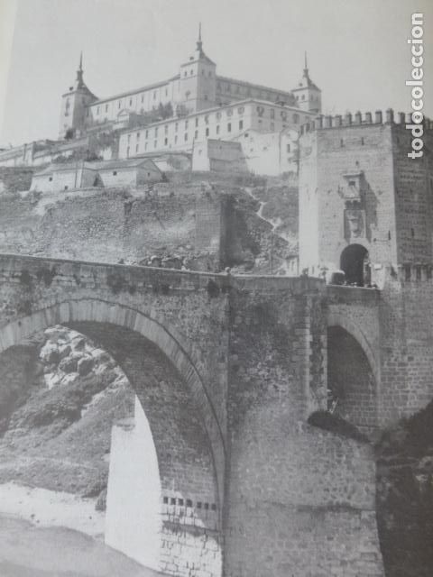 Documents Anciens: TOLEDO PUENTE DE ALCANTARA ANTIGUA LAMINA HUECOGRABADO A&Ntilde;OS 40