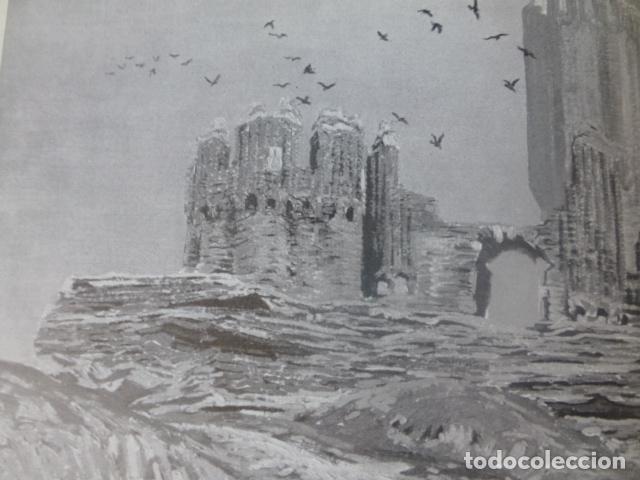 Old Documents: COCA SEGOVIA CASTILLO ANTIGUA LAMINA HUECOGRABADO A&Ntilde;OS 40