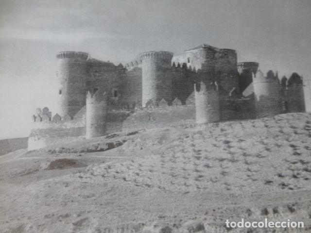 Old Documents: BELMONTE CUENCA CASTILLO ANTIGUA LAMINA HUECOGRABADO A&Ntilde;OS 40