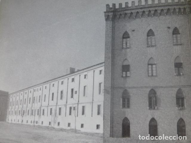 Alte Dokumente: ZARAGOZA LA ALJAFERIA ANTIGUA LAMINA HUECOGRABADO A&Ntilde;OS 40