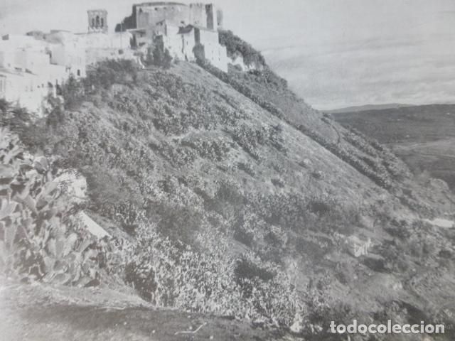 Alte Dokumente: ARCOS DE LA FRONTERA CADIZ ANTIGUA LAMINA HUECOGRABADO A&Ntilde;OS 40