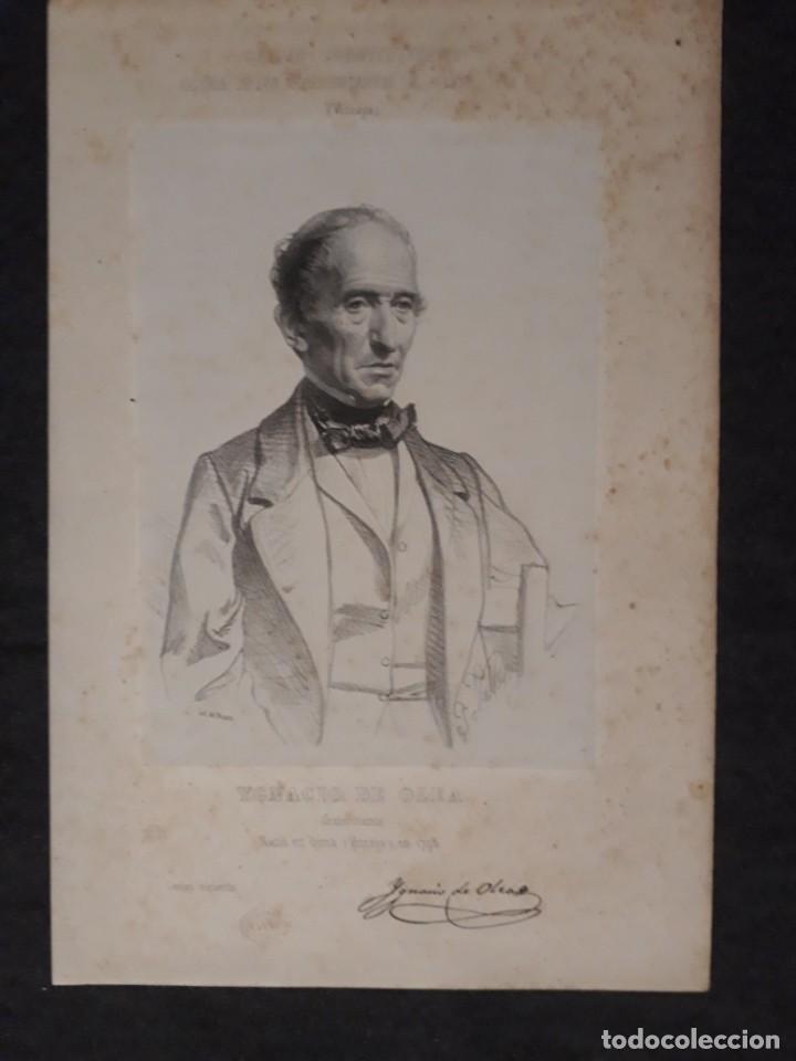 Documents Anciens: Ignacio de Olea, Vizcaya, Dima. CORTES CONSTITUYENTES. GALER&Iacute;A DE REPRESENTANTES, 1854 SERIGRAF&Iacute;A