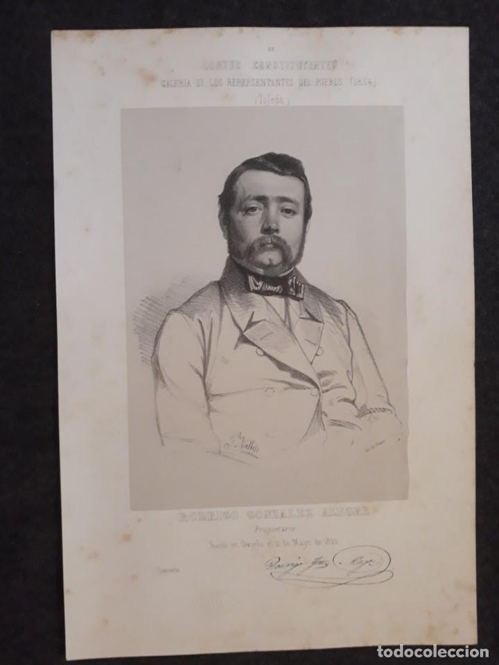 Documents Anciens: RODRIGO GONZ&Aacute;LEZ ALEGRE TOLEDO OVIEDO CORTE CONSTITUYENTES GALER&Iacute;A D REPRESENTANTES 1854 SERIGRAF&Iacute;A
