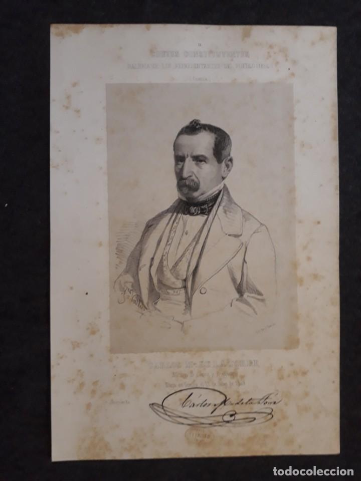 Documents Anciens: CARLOS M DE LA TORRE. CUENCA SEVILLA. CORTE CONSTITUYENTES GALER&Iacute;A DE REPRESENTANTES 1854 SERIGRAF&Iacute;A